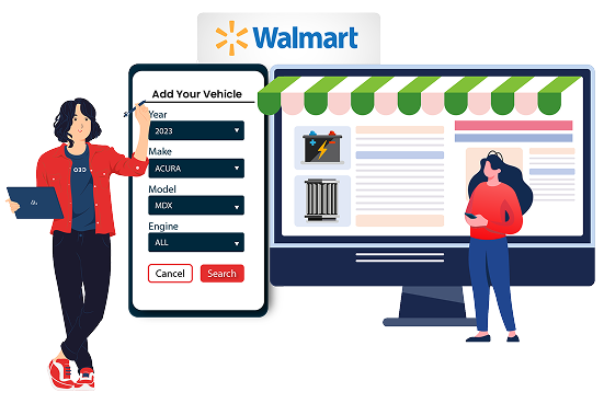 Walmart Fitment Tool