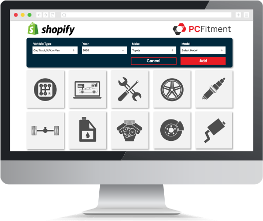 Shopify Automotive Fitment by PCFitment